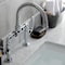 Kingston Brass Whitaker Industrial Style Bridge Bathroom Faucet W/ Pop-Up Drain, Chrm KS2171KL - alternate 4